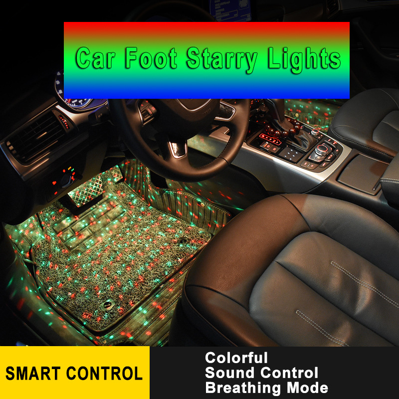 5V 3.2W One for four-color LED Car USB Colorful Decorative Lights full of Stars Music DJ Voice Control 5V 3.2W One for four-color LED Car USB Colorful Decorative Lights full of Stars Music DJ Voice Control